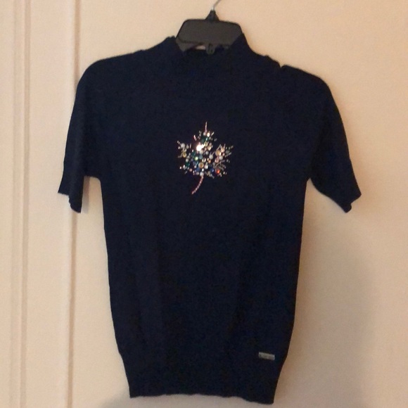 redapple Tops - Navy blue top